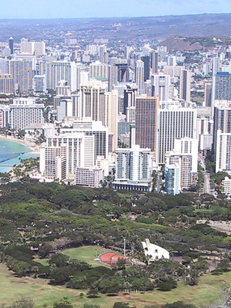 Blick über Waikiki - Hawaii