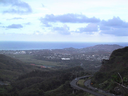 Blick über Oahou - Hawaii