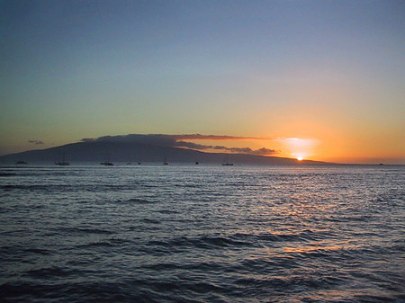 Sonnenuntergang auf Maui - Hawaii